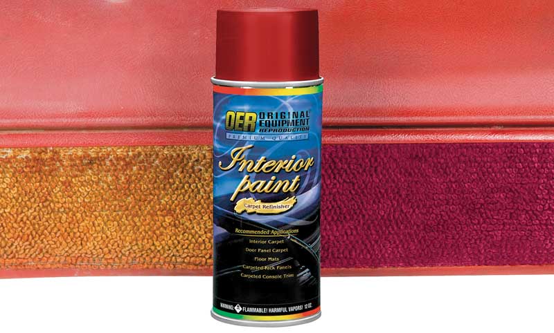 All Makes All Models Parts, PP904, OER® Crimson Red Restoration  Carpet Dye - 12 Oz Aerosol Can